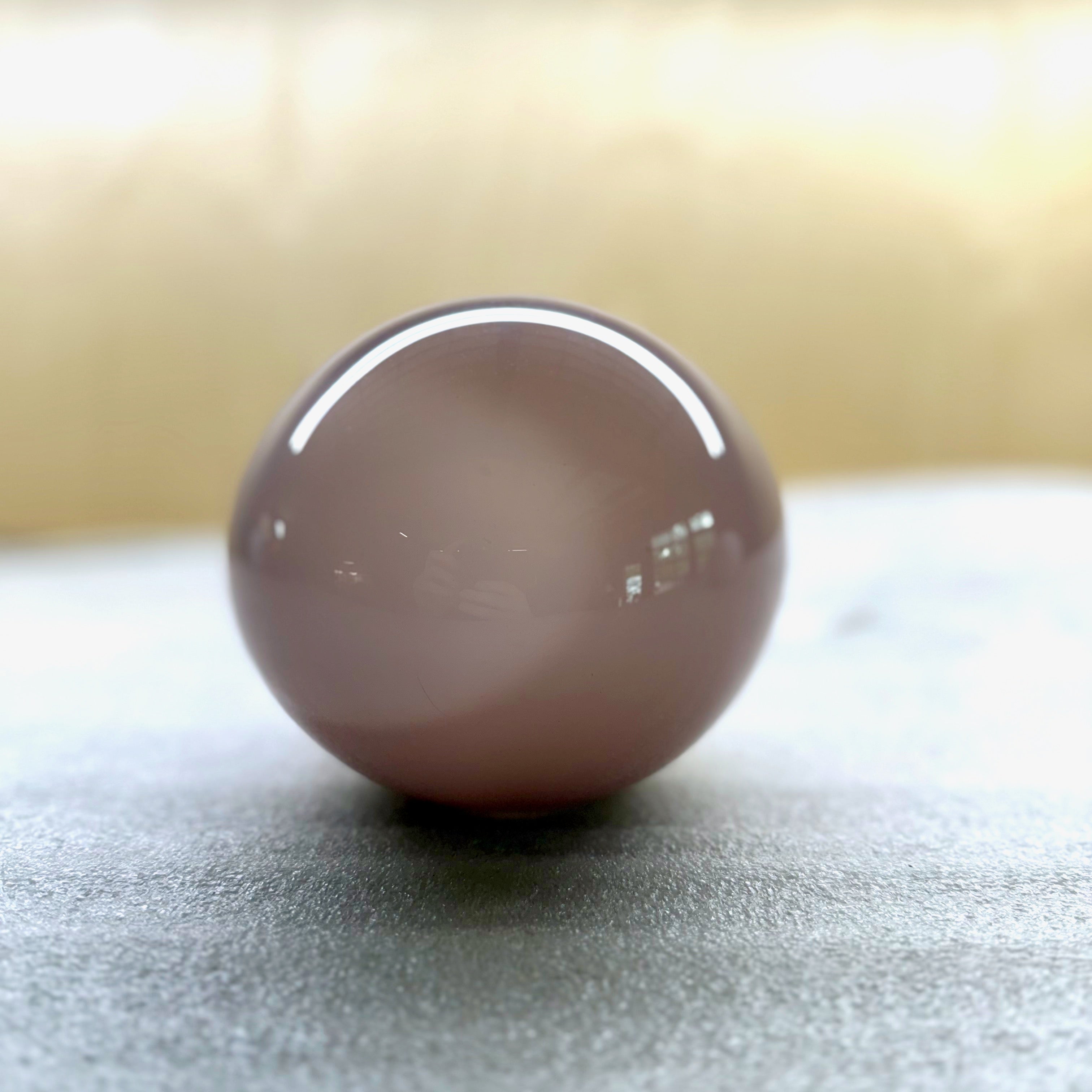 Dusty Pink O-103 Blown Glass Sample