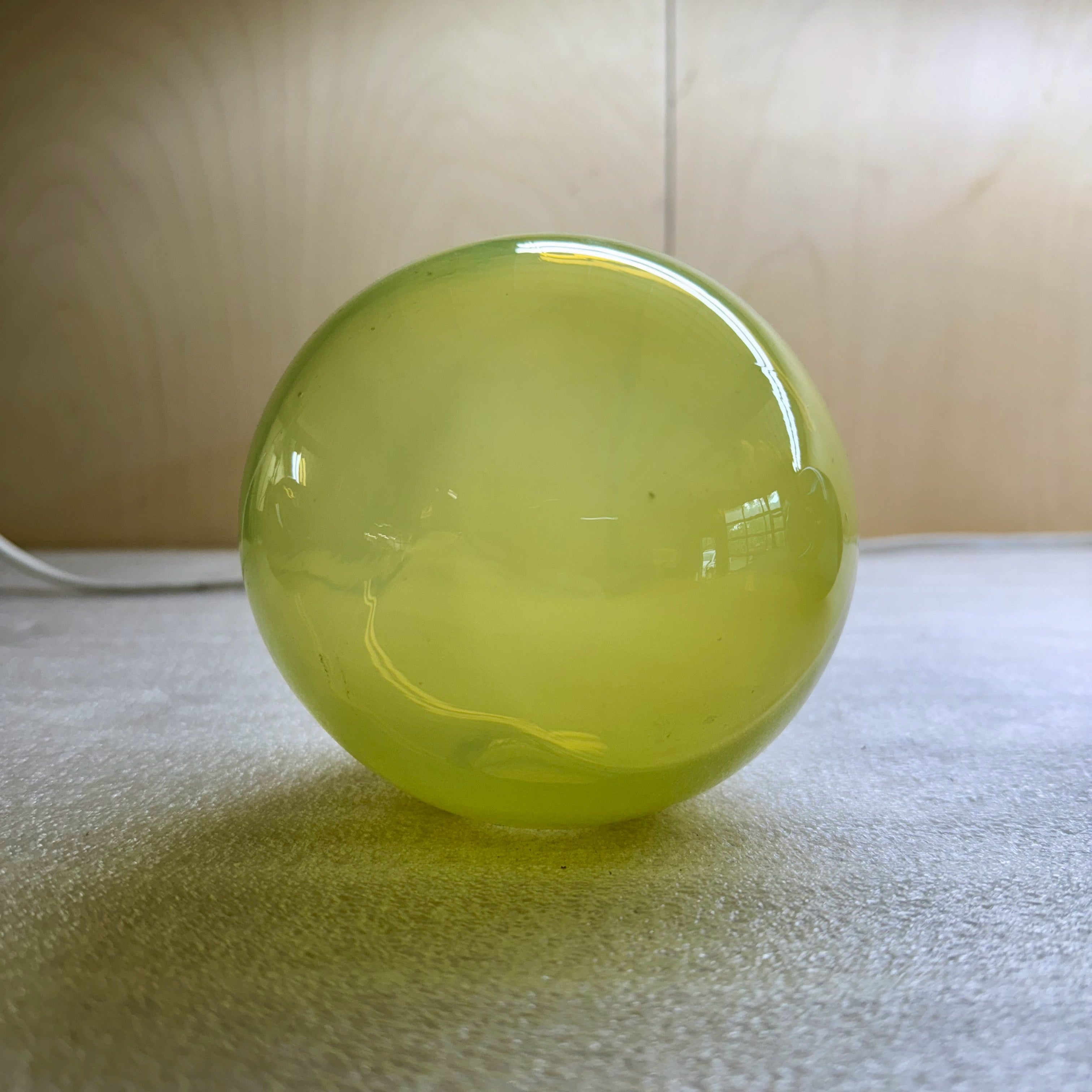 Green T-102 Blown Glass Sample