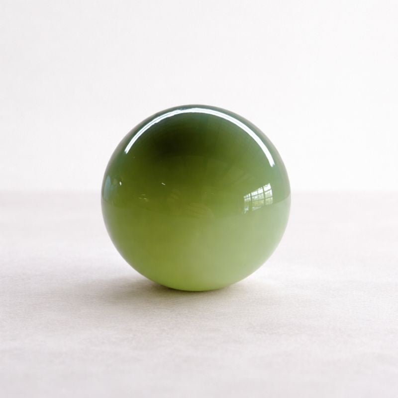 Green Fade O-105 Blown Glass Sample