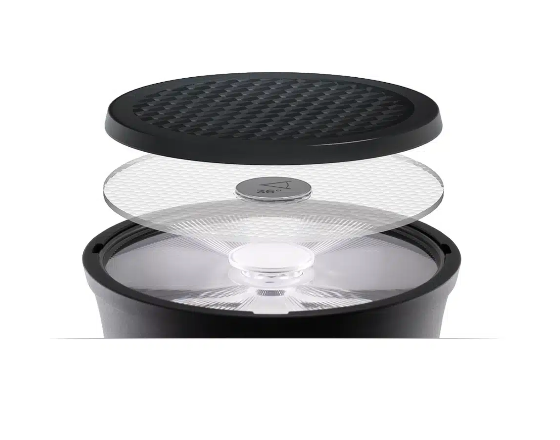 Soraa 00339 Snap System Louver Lens | 40° Glare Control for PAR20