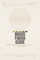 Brass Finish Guide