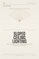 Sloped Ceiling Lighting