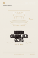Dining Room Chandelier Sizing Guide