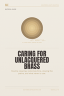 How to Clean Unlacquered Brass