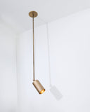 Baton Extension Spotlights -- Ceiling mounted brass lighting with adjustable arms