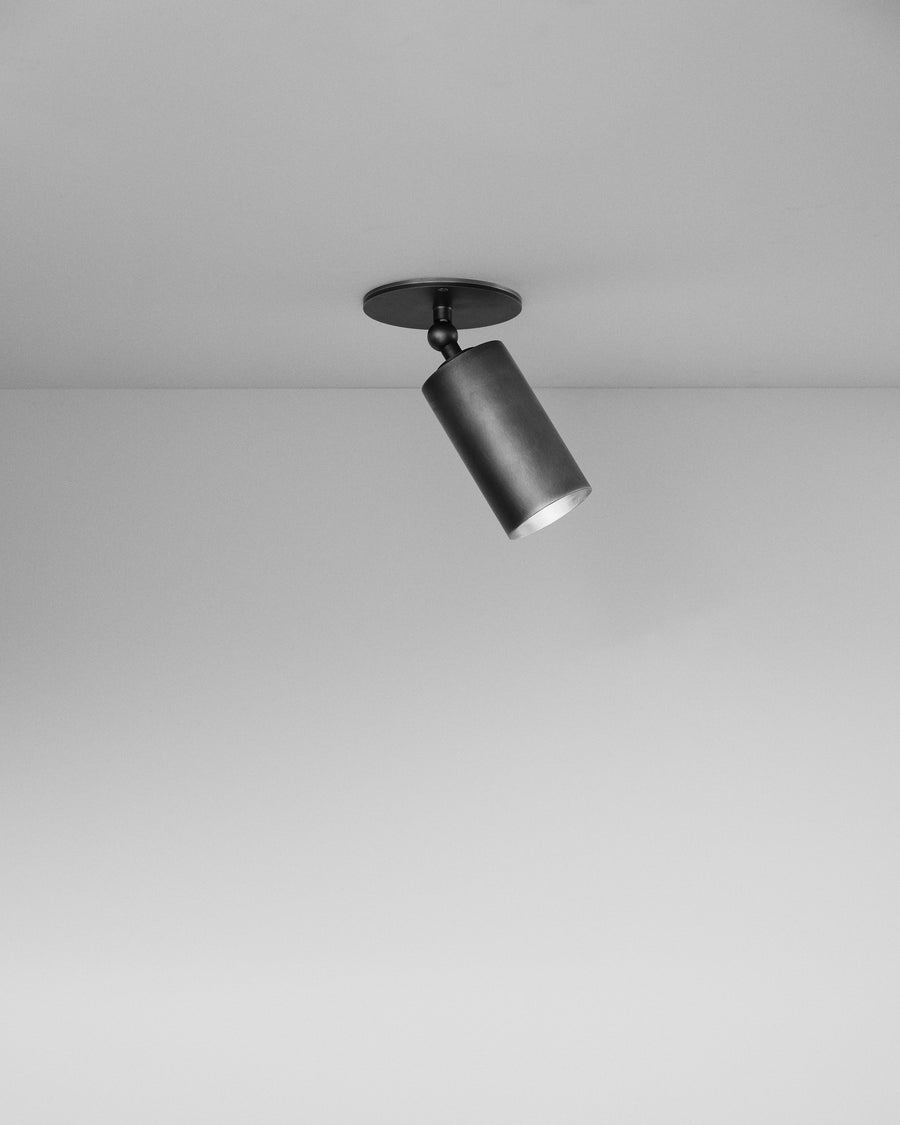 Baton Spotlight, black and white