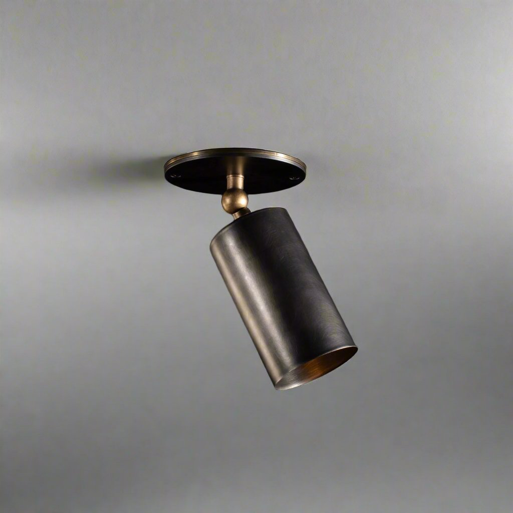 Southern Lights Electric Baton Spotlight Aged Brass 2700K 500 Standard