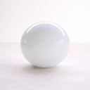 White O-101 Blown Glass Sample