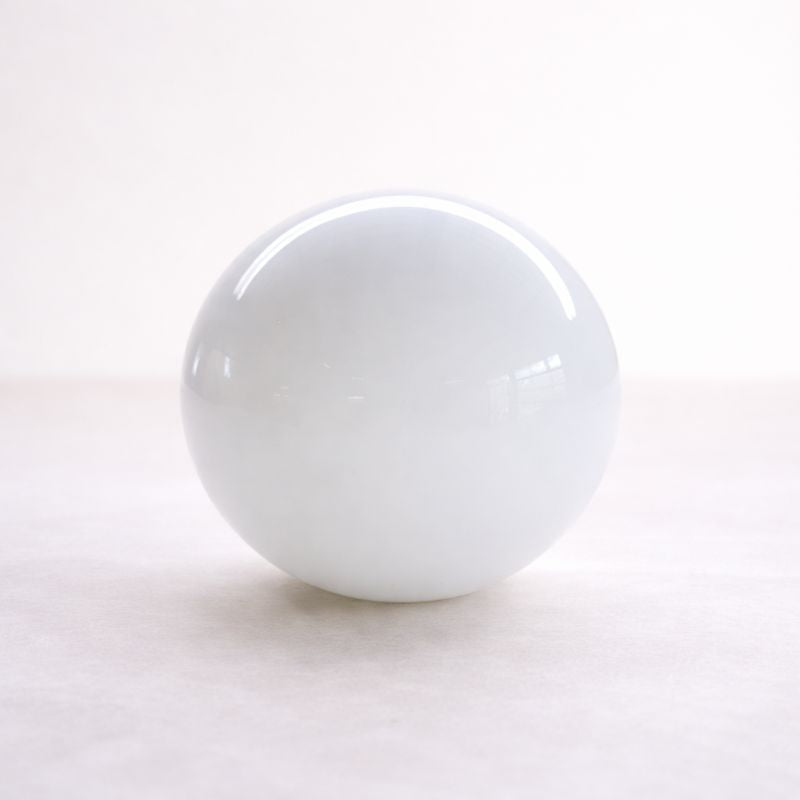 White O-101 Blown Glass Sample