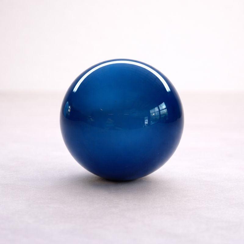 Deep Blue O-104 Blown Glass Sample