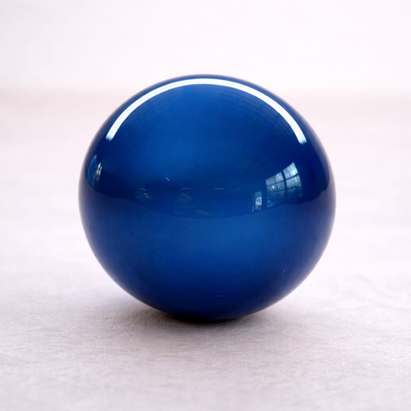 Deep Blue O-104 Blown Glass Sample