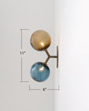 Oculaire Double Globe. Wall or Ceiling light fixture