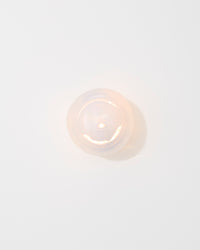 white Blown glass wall sconce