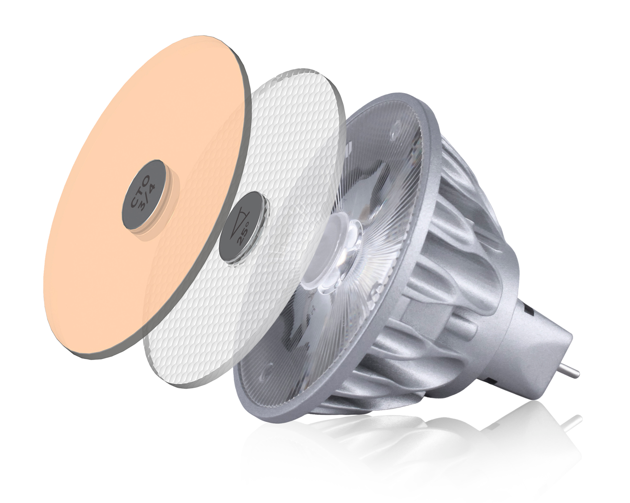 Soraa 00339 Snap System Louver Lens | 40° Glare Control for PAR20