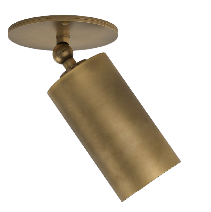 Southern Lights Electric Baton Spotlight Aged Brass 2700K 500 Standard