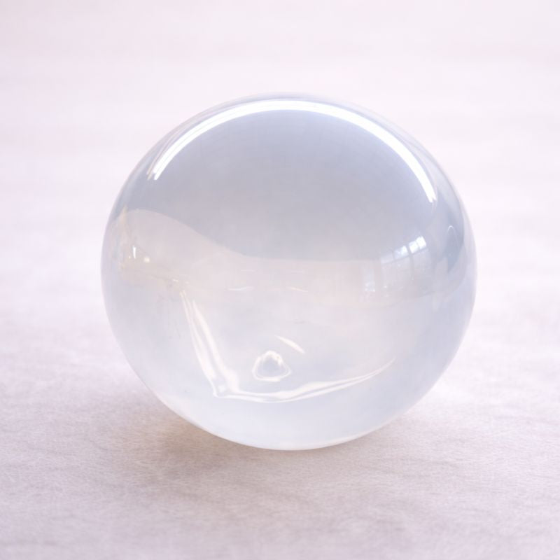 White T-101 Blown Glass Sample