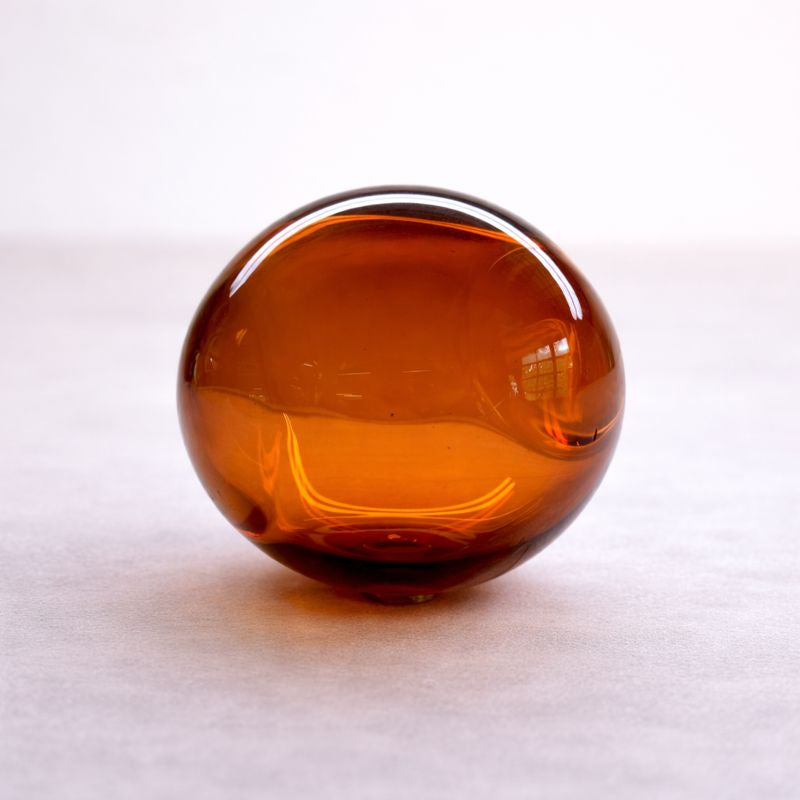 Amber T-103 Blown Glass Sample