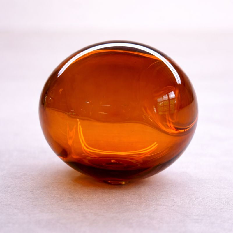 Amber T-103 Blown Glass Sample