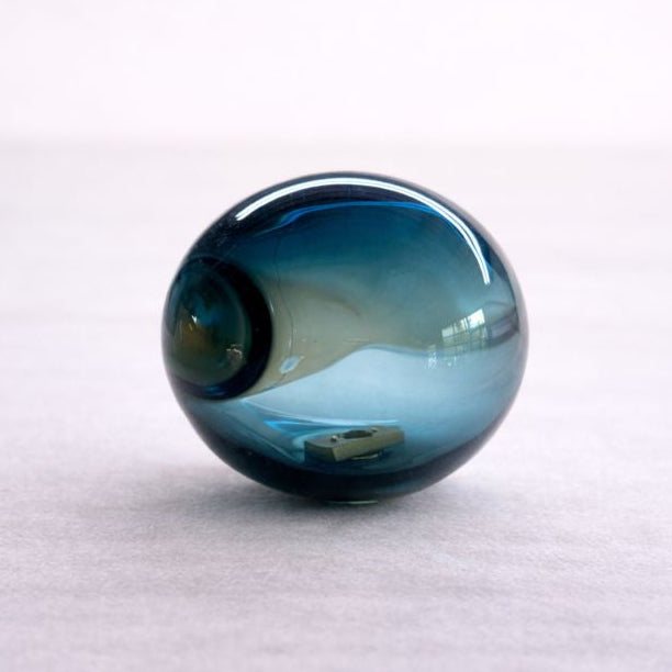 Blue T-105 Blown Glass Sample