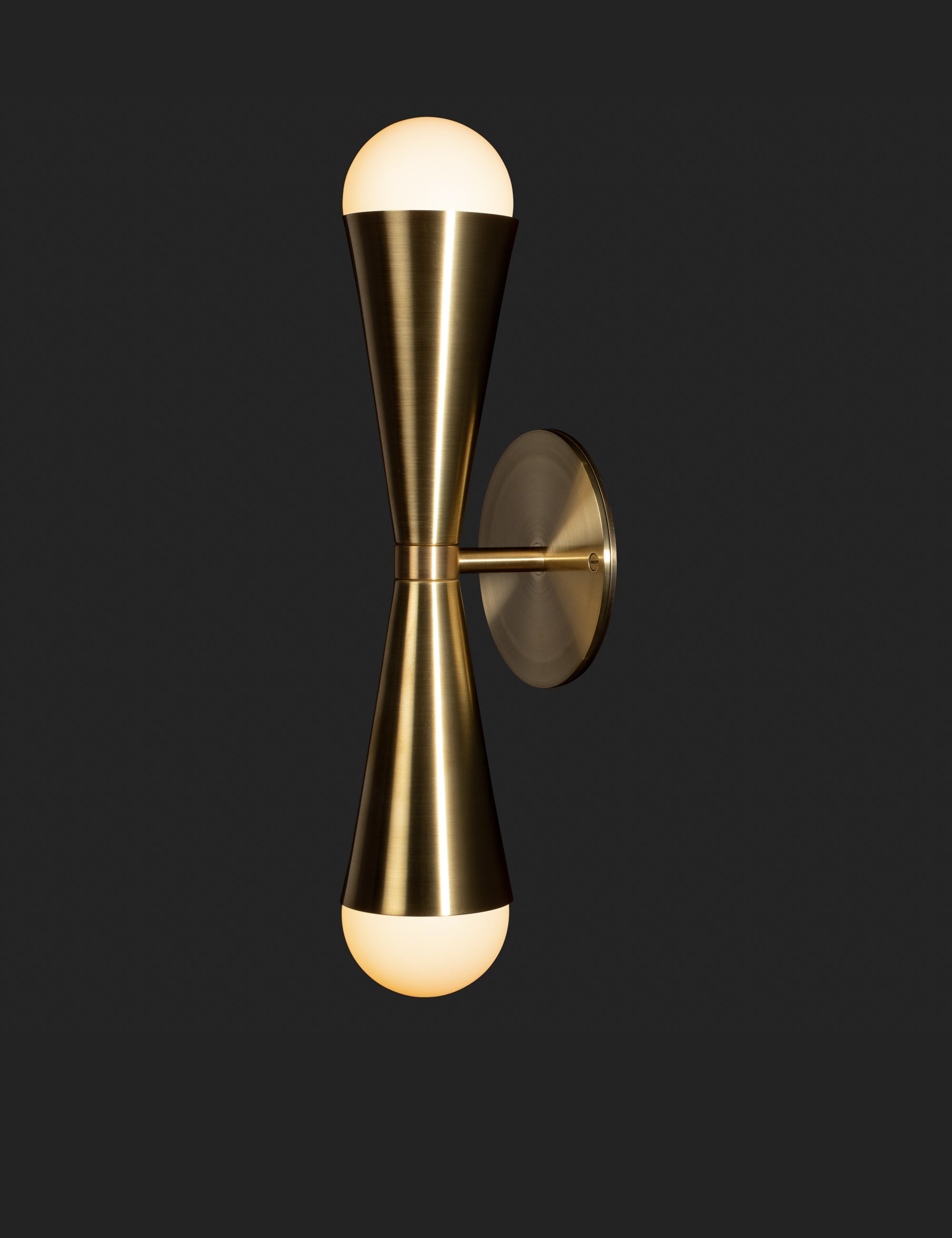 Karma II Wall Sconce Black Brass